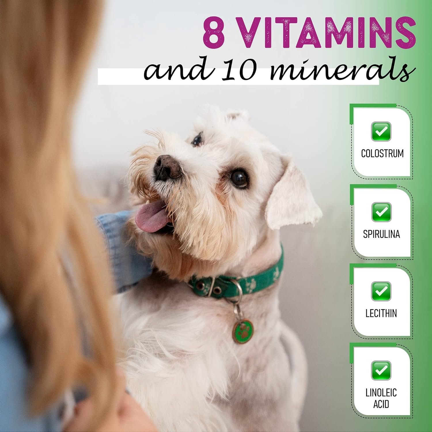 Health Extension Lifetime Multivitamin and Minerals for Dogs & Puppies, Supplements for Immune System, Digestion, Joint Support, Coat & Skin, Contains Vitamin A, D, E, K, B12, 60 Tablets : Pet Multivitamins : Pet Supplies