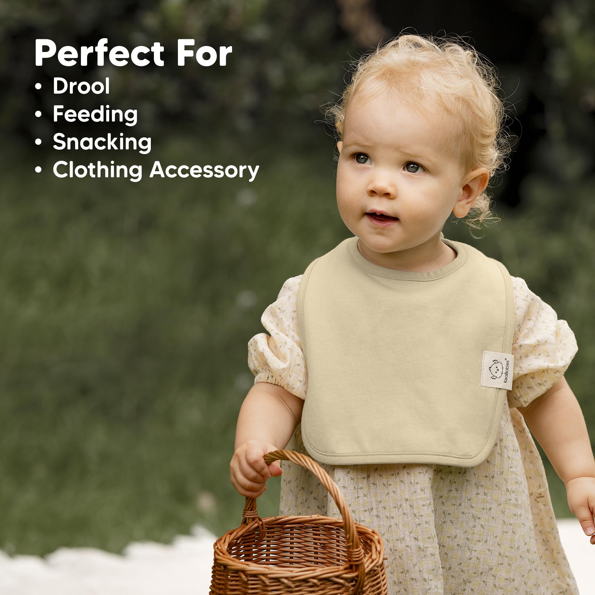 Lot De 8 Bavoirs Bio Pour Bébé Garçon Et Fille - En Coton Pour Tout-petits Et Nourrissons