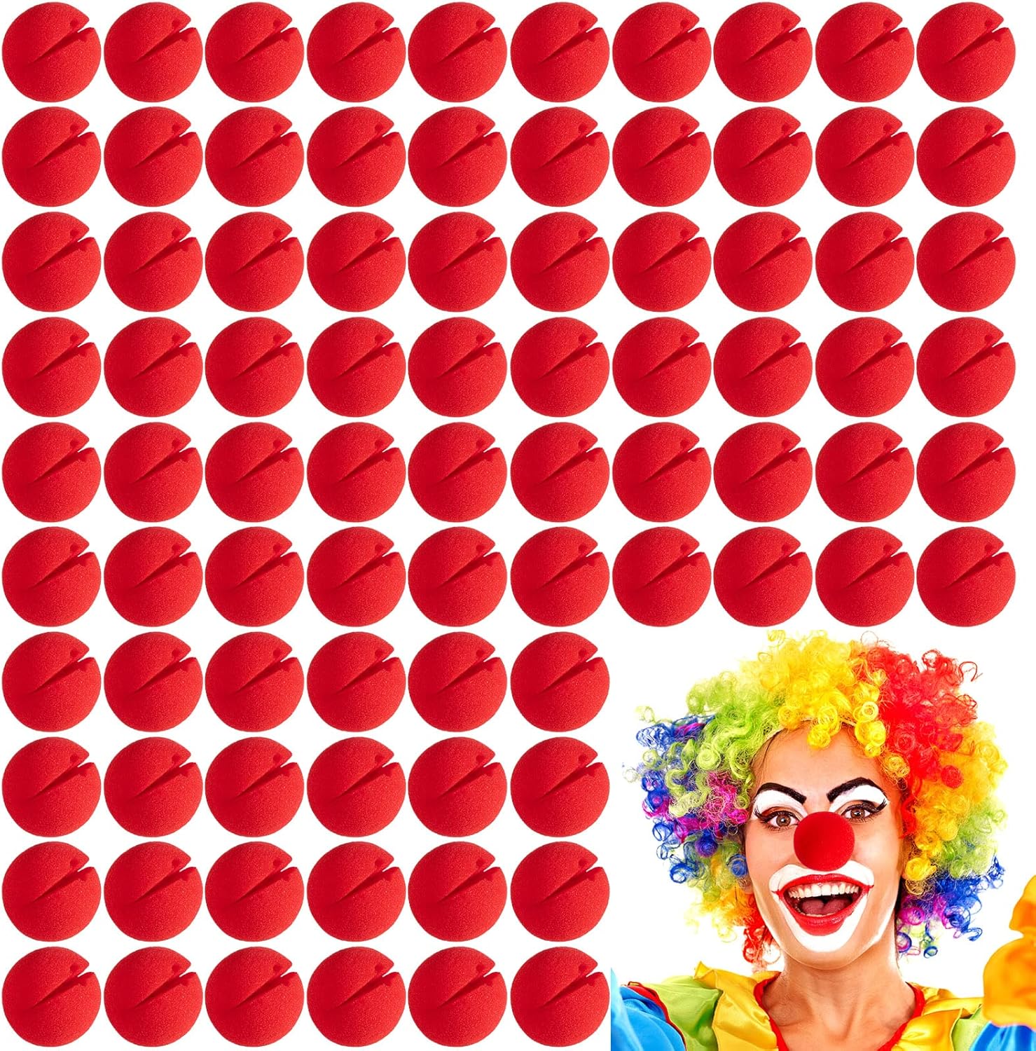 Red Clown Noses Mardi Gras Clown Nose Red Circus Clown Nose