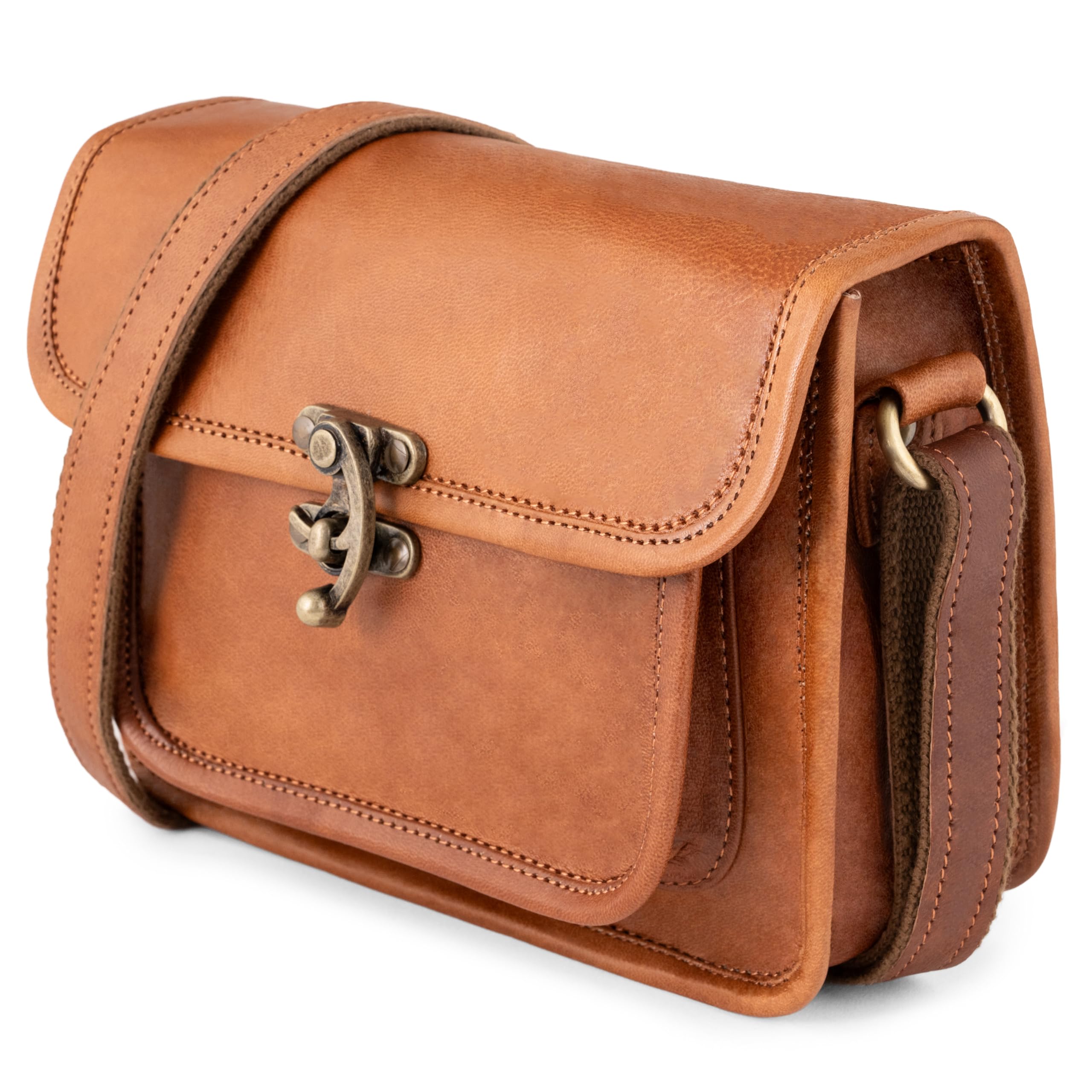 Berliner Bags Sac à bandoulière vintage Marbella, petit sac à bandoulière en cuir, sac à main