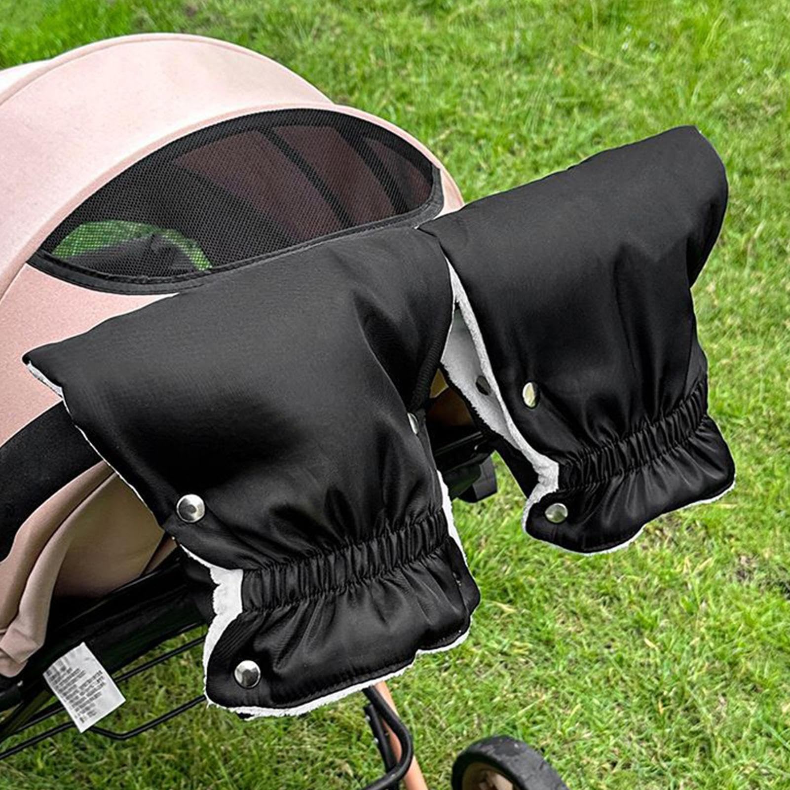 Manguitos Para Cochecito Accesorio Antideslizante Ajustable | guantes de invierno para cochecito manoplas impermeables Para Padres Viajes Diarios Al Aire Libre Paseos Parque Compras