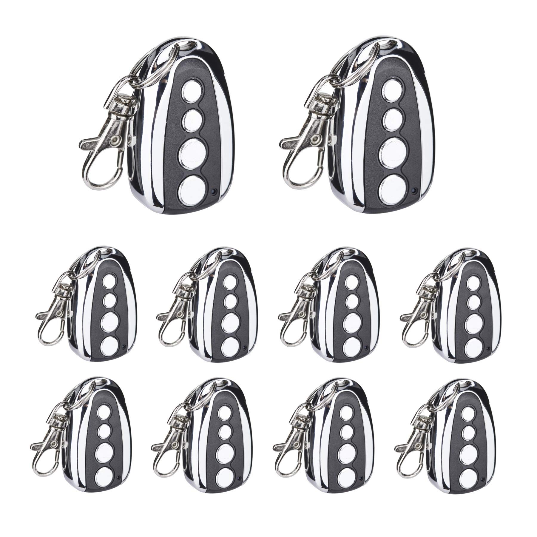 CO-Z Remote Control for Automatic Sliding Gate Opener Hardware, Electric Rolling Driveway Gate Opener Closer Security Kit Remote (10pcs Backup Keys)