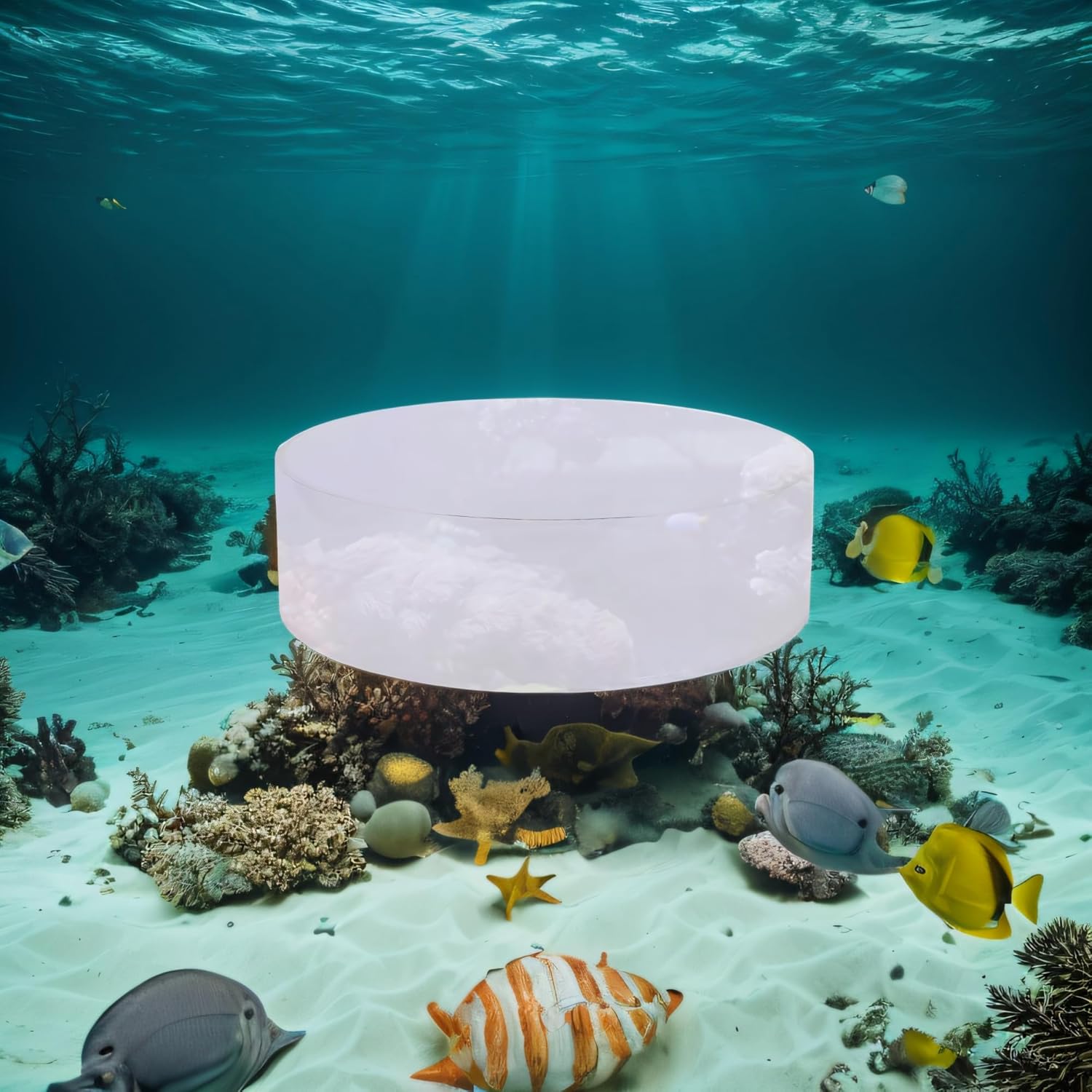 TOPINCN Aquarium Viewer, Fish Acrylic Observe Lense for Marine Aquarium Reef (150mm)