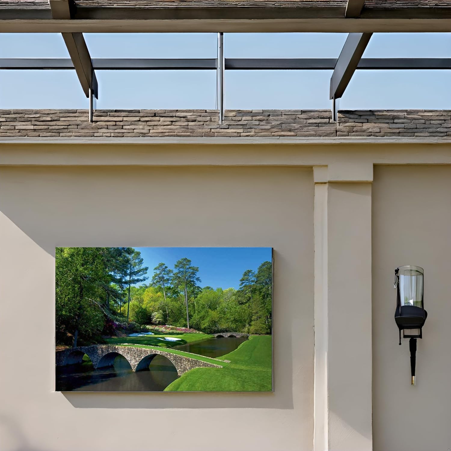 Golf Landscape Large Artwork for Bedroom Living Room Wall Art Golf Course Golf Club Home Decorations Poster Print Framed Ready to Hang 16x24inch - Image 2