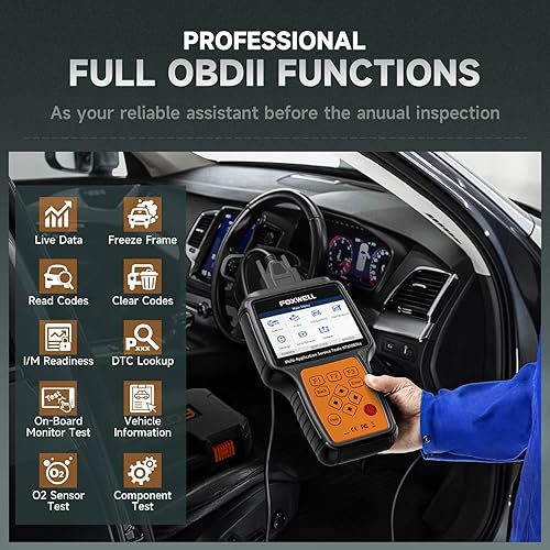 Miniatura 5 de FOXWELL NT650 Elite Car Engine ABS SRS OBD2 Lector de código de diagnóstico Herramienta de escaneo bidireccional completo con aceite de