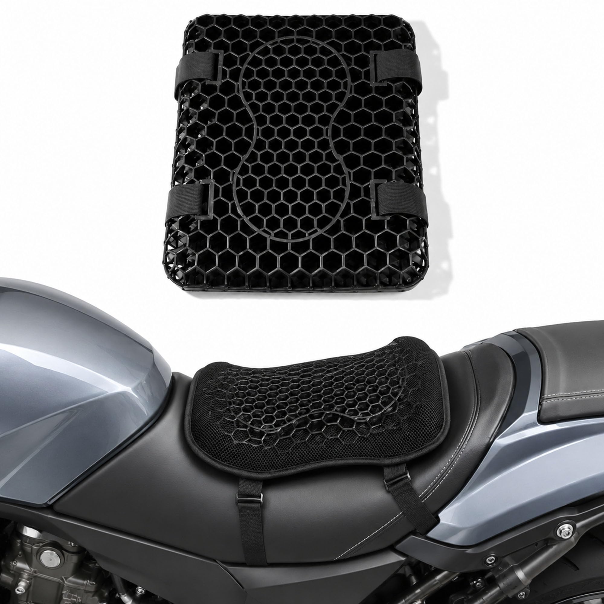 Cuscino Sella Moto per BMW C Evolution 2020 | Ammortizzante, Traspirante, Antiscivolo, Confortevole Cuscino Sedile Moto per Lunghe Pedalate