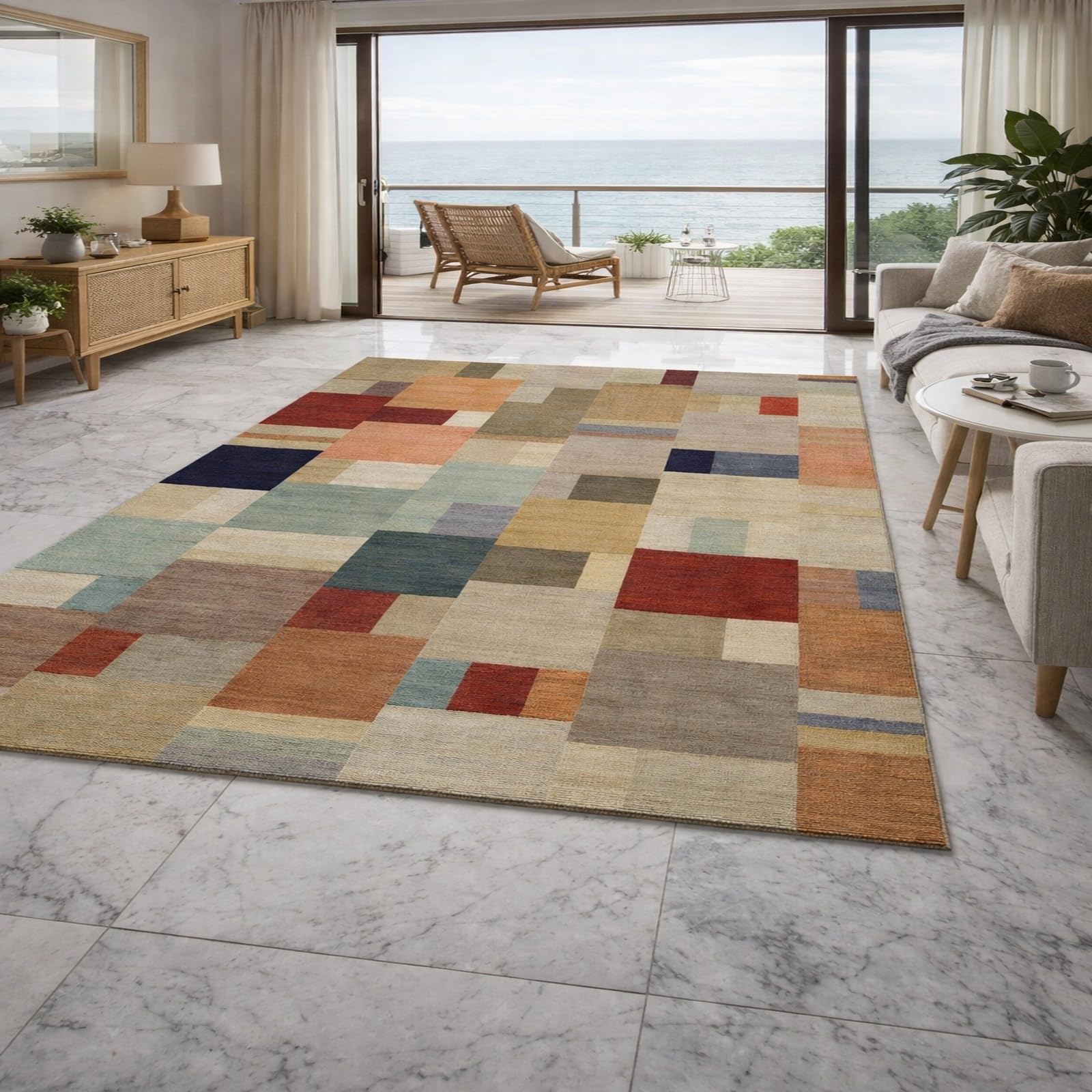Tapis de salon abstrait moderne pour sublimer votre chambre