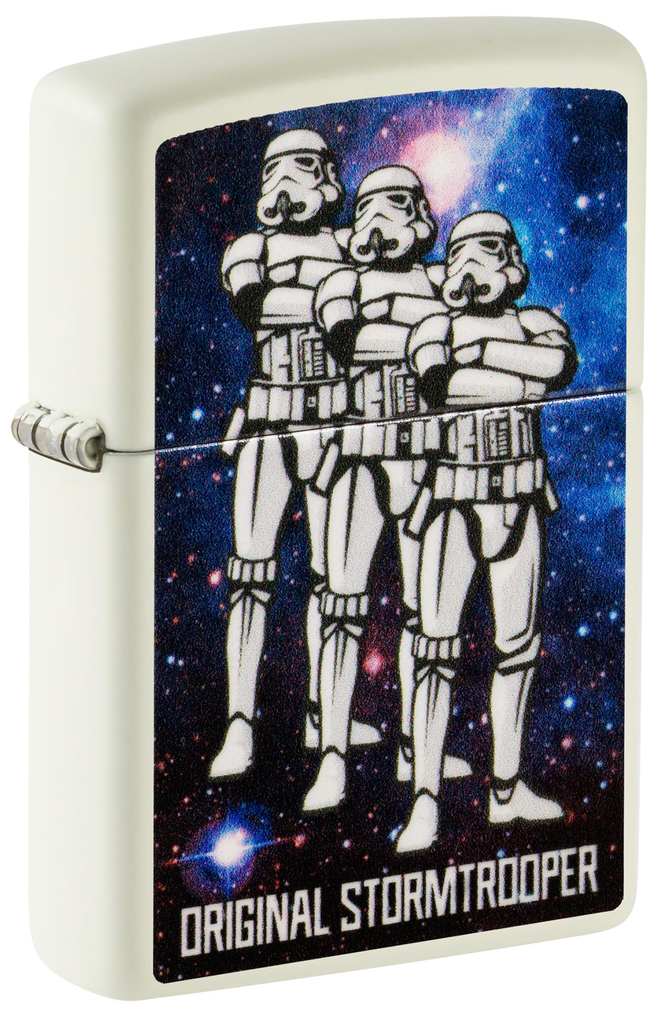 Zippo Windproof Lighter, Original Stormtrooper Galaxy, Glow-in-the-Dark, Color Image