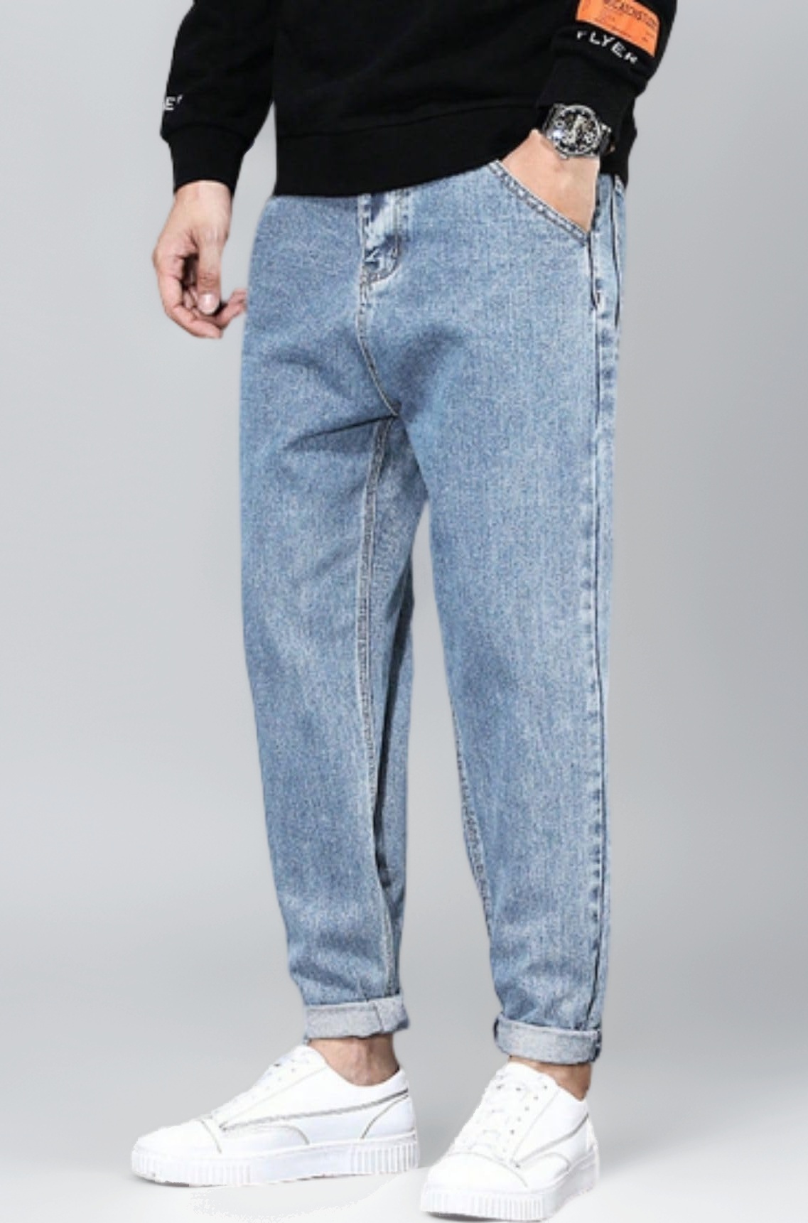 Ben Martin Men's Tapered Fit Jeans || Carrot Fit Jean's for Men || Relax Fit Denim for Man || High Rise Stretchable Casual Jean:s || Narrow Bottom Jean s for Men:s || Jeans for Men-s,