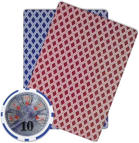 Miniatura 3 de Brybelly Ben Franklin Poker Chip Pesado 0.49oz Arcilla Compuesto  Paquete de 50