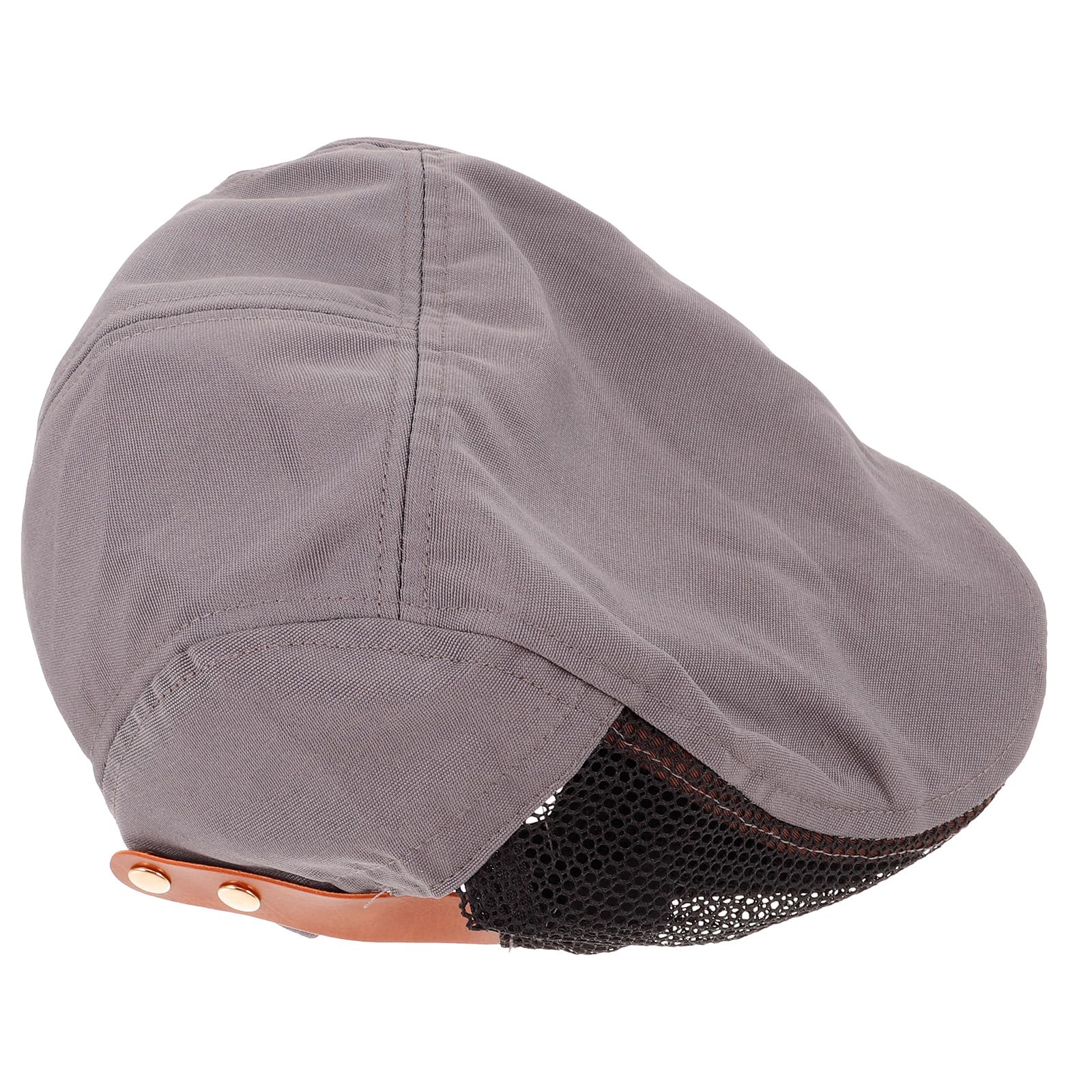 Cappello da cuoco da cameriere berretto traspirante per servizio di ristorazione cappello da lavoro cappello da chef accessorio marrone, Marrone, L-XXL