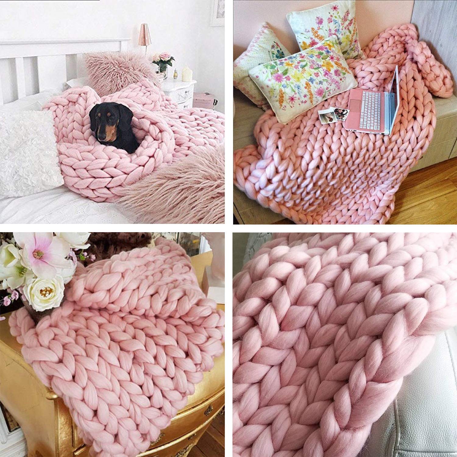 Amazon.com: Big Chunky Yarn Super Bulky Roving Yarn Roving Extreme