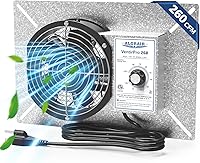 ALORAIR VentirPro 260 CFM Crawl Space Vent Fan with Humidistat Thermostat IP55 Basement Attic Garage Exhaust