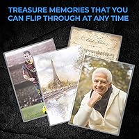 Vista 7 de Rigid Print Protectors - Plastic Sheet Protectors 8.5 x 11 Inch - Top Loading Clear Page Protectors - Clear Sheet Protectors Heavy Duty No Holes