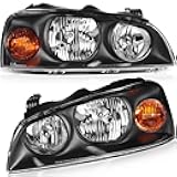AINTIER Headlight Assembly For Hyundai Elantra GLS 2004-2006,For Hyundai Elantra GT 2004-2006,For Hyundai Elantra Limited 2006 Headlamp Replacement Driver & Passenger Side