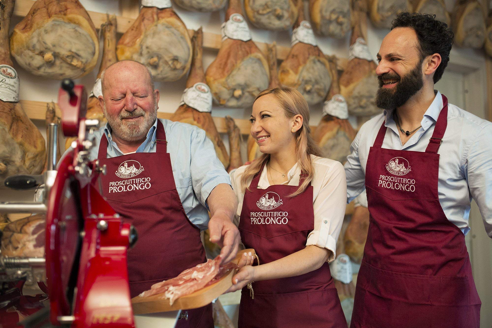 mind 16 Monate luftgetrockneter Rohschinken Prosciutto di San Daniele DOP natürlich gereift *Premium Qualität* ohne Knochen - "Gambero Rosso" Preisgekrönt (2kg)