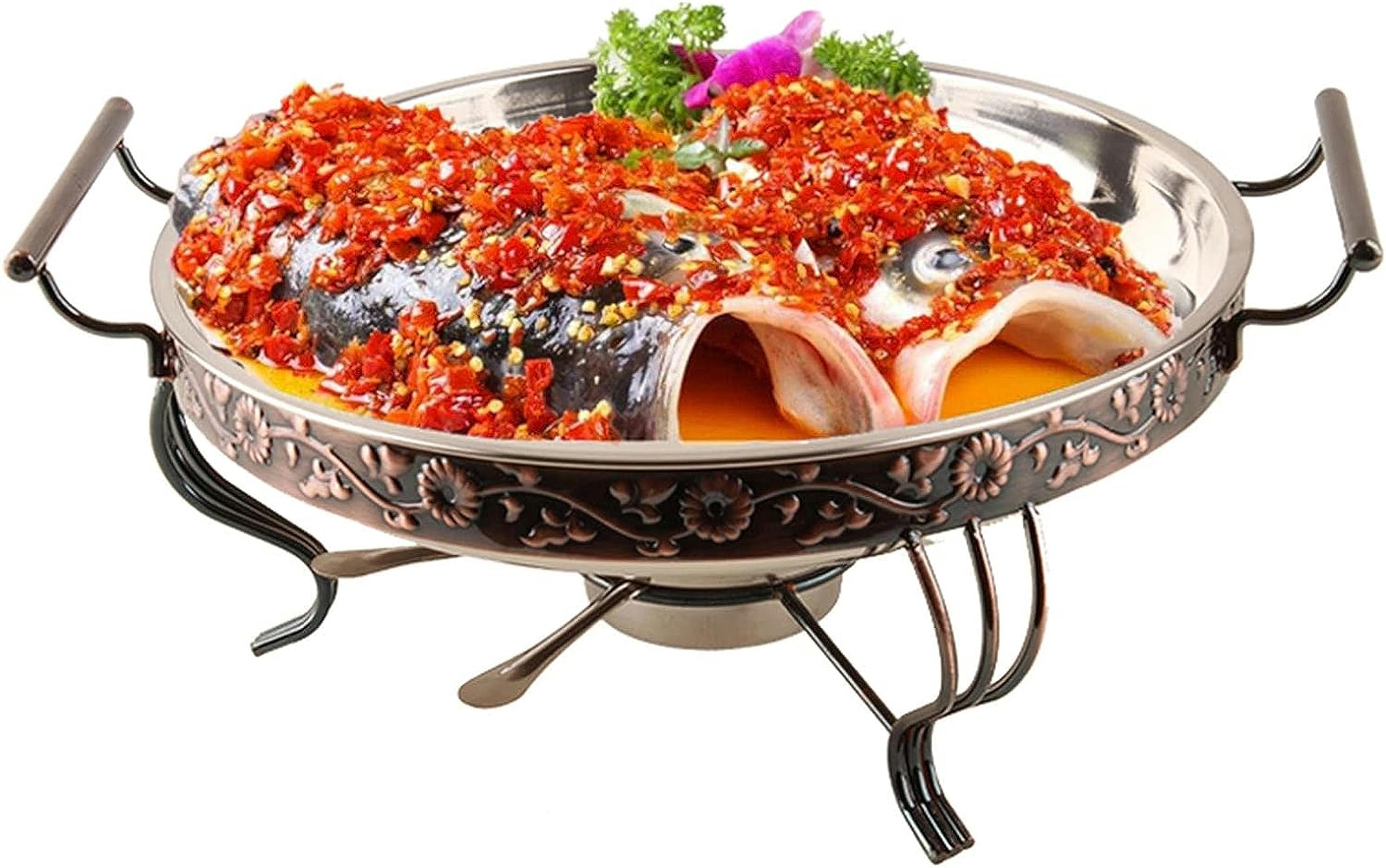 Plateau Chauffant Chafing Dish anti-aliments froids pour vos Fêtes