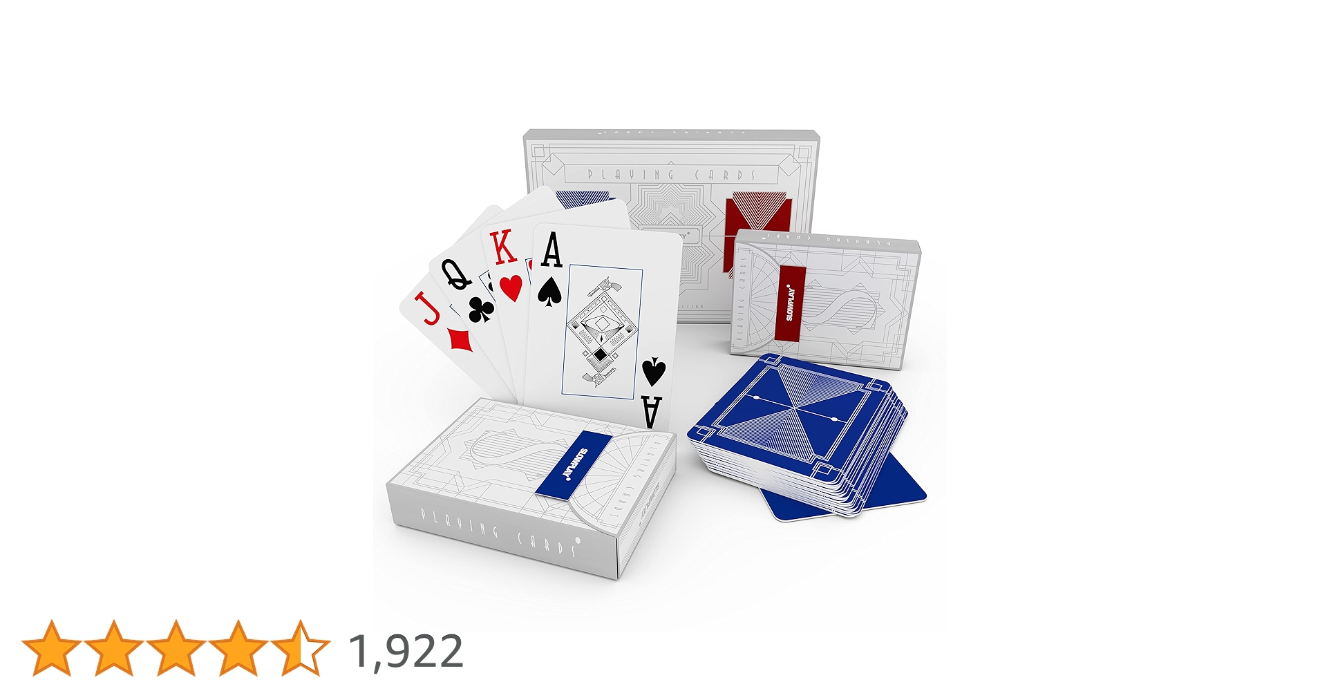 SLOWPLAYトランプ プラスチック100% ２デッキ Amazon.co.jp: SLOWPLAY (スロープレイ) プラスチック100