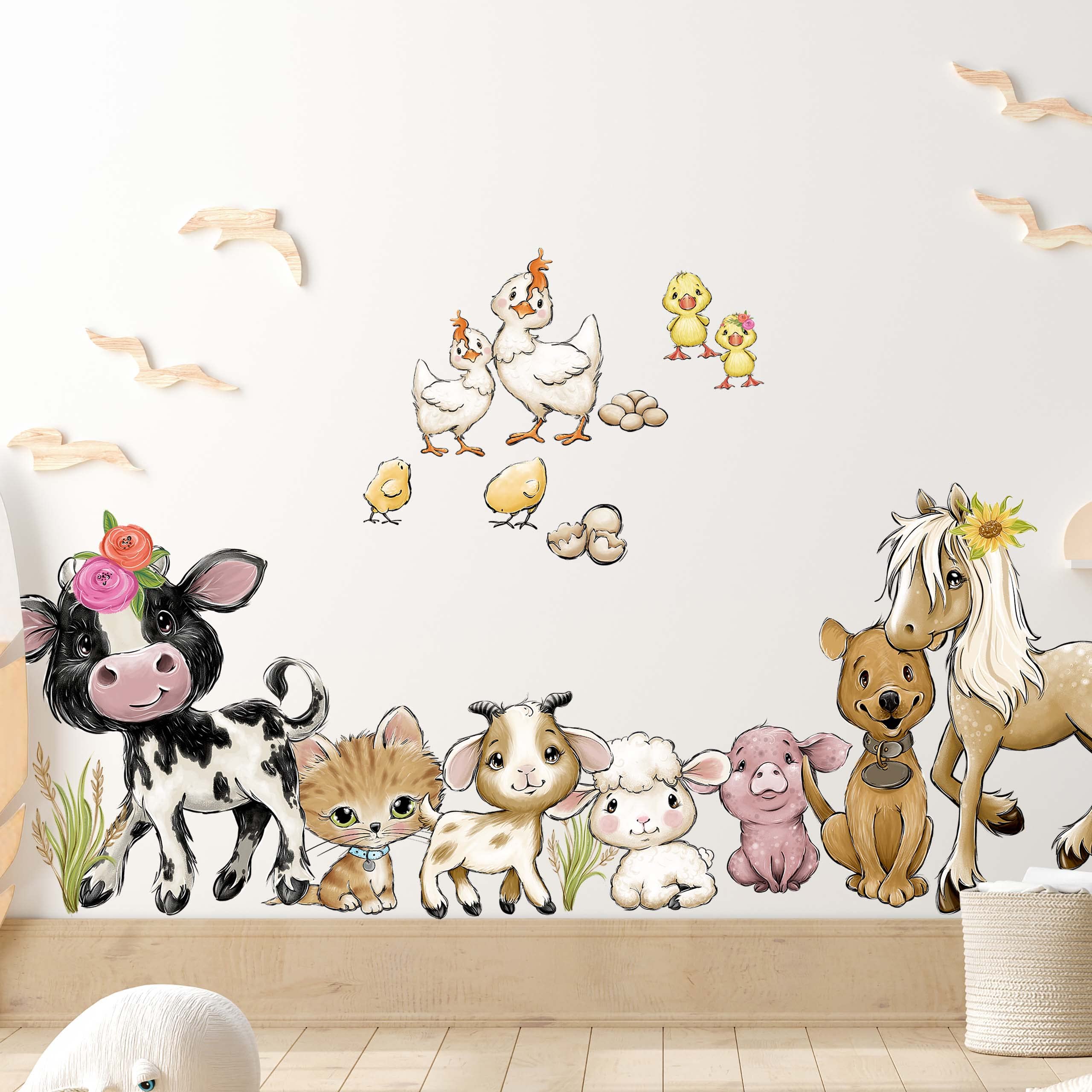 WANDKIND Wandtattoo Bauernhof | Wandtattoo