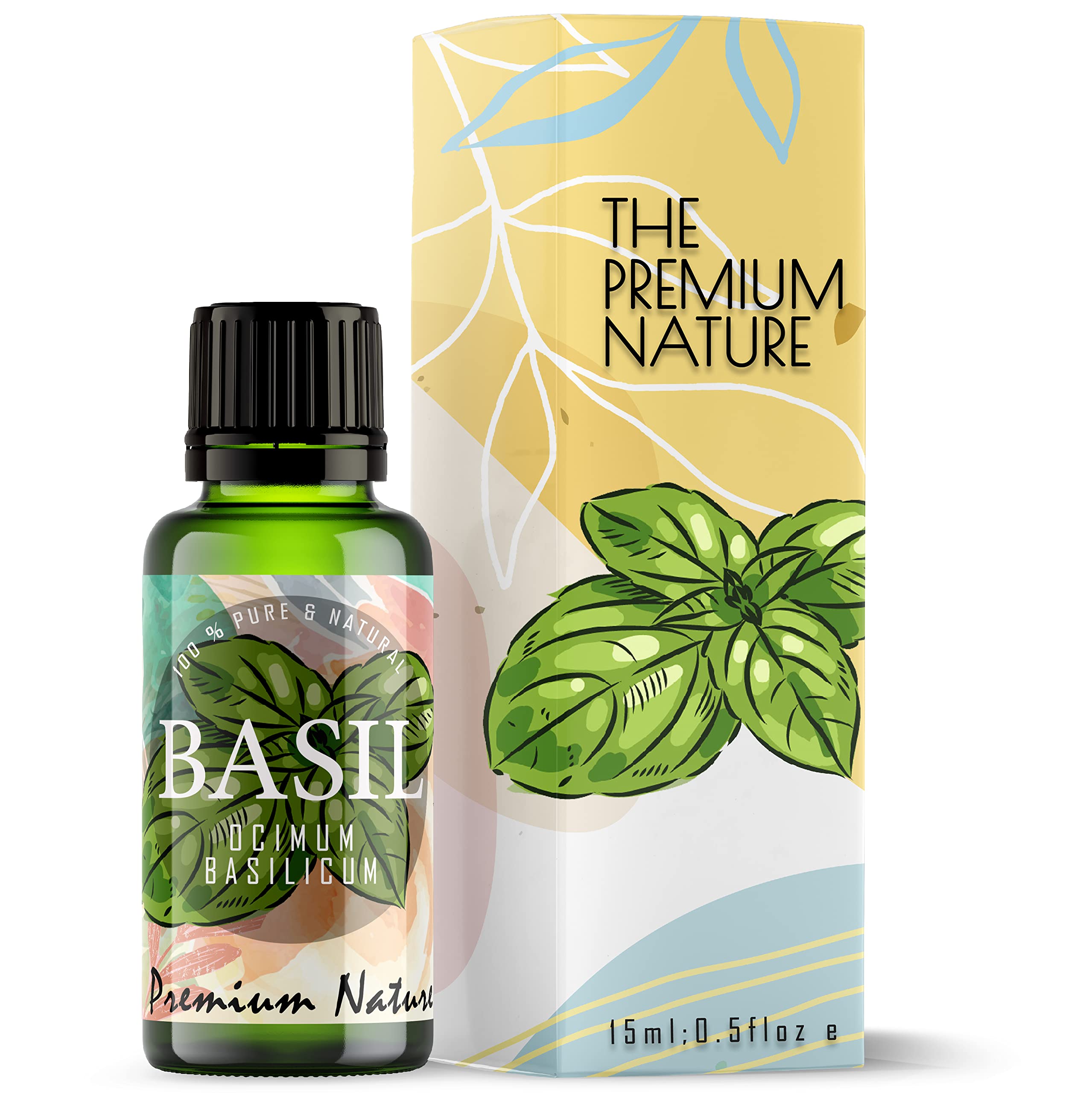 THE PREMIUM NATURE USDA Organic BASIL essential oil - Ocimum basilicum, 100% Pure Natural Undiluted, Therapeutic Grade for Aromatherapy | Premium Organic, Non-GMO (15 ML) (B08FJC5P7R) Amazon Price History, Amazon Price Tracker
