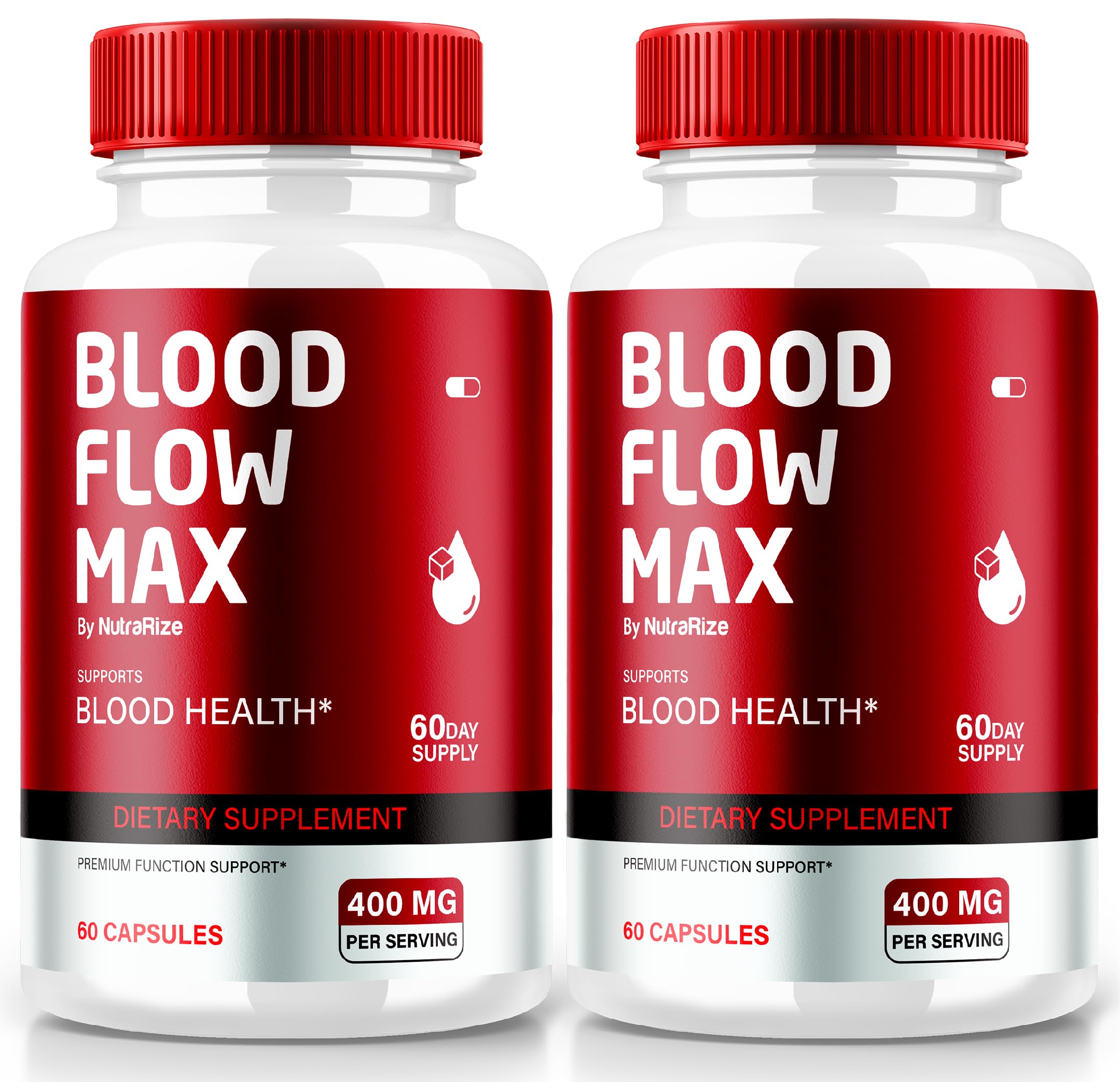 (Pack of 2 Blood Flow Max Capsules, Advanced Blood Support Formula, Maximum Strength Supplement for Healthy Blood Circulation, All Natural Pills for Overall Health, Reviews (120 Capsules)
