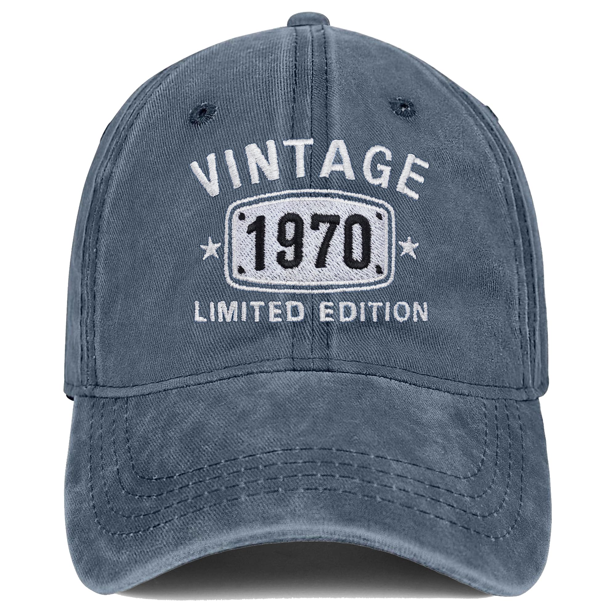 Regalos de cumpleaños 55 para hombres y mujeres, idea de regalo de 55 años, sombreros de béisbol vintage 1970, 55º