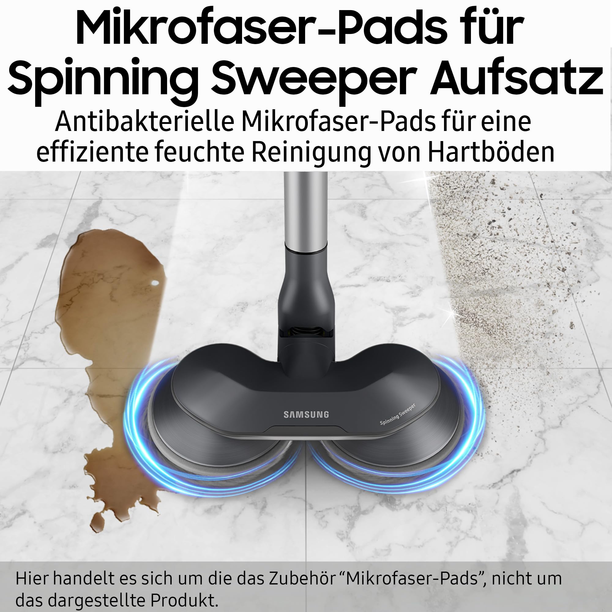 Produktbild von 2 Mikrofaser-Wischtücher – Waschbar & Wiederverwendbar, Kompatibel Mit XC3131/XC3132/XC3133 – Hohe Saugfähigkeit Für Streifenfreie Böden