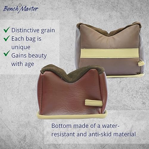Miniatura 3 de BenchMaster Bolsa de arena para banco de rifle, soportes de soporte, soporte de caza y tiro, avistamiento y observación en interiores y exteriores