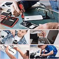 Vista 2 de STREBITO Juego de destornilladores de precisión de 142 piezas + correa de muñeca antiestática, kit de herramientas de reparación electrónica