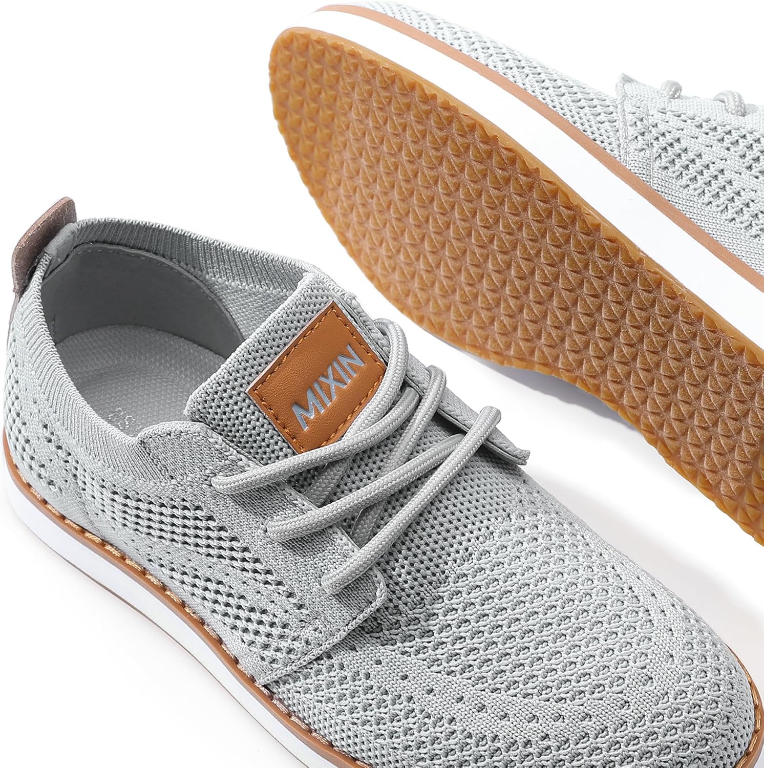 MIXIN Boy's Casual Dress Sneakers Mesh Oxfords image 5