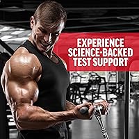 Vista 8 de Force Factor Test X180 Ignite Potenciador total de testosterona para hombres con semillas de fenogreco y extracto de té verde para construir músculo
