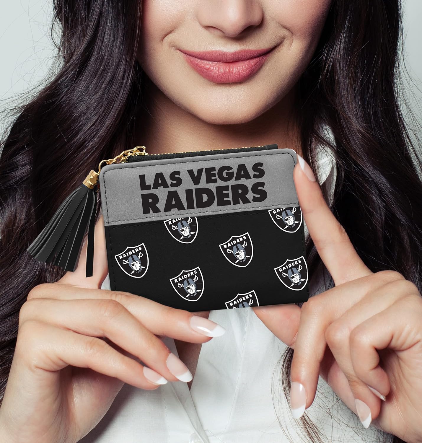 Littlearth NFL Las Vegas Raiders Mini Organizer, Team Color, One Size