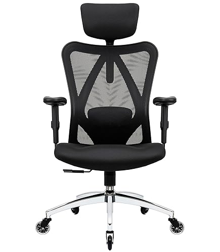 Ergonomic Office Chair - Adjustable Desk Chair with Lumbar Support