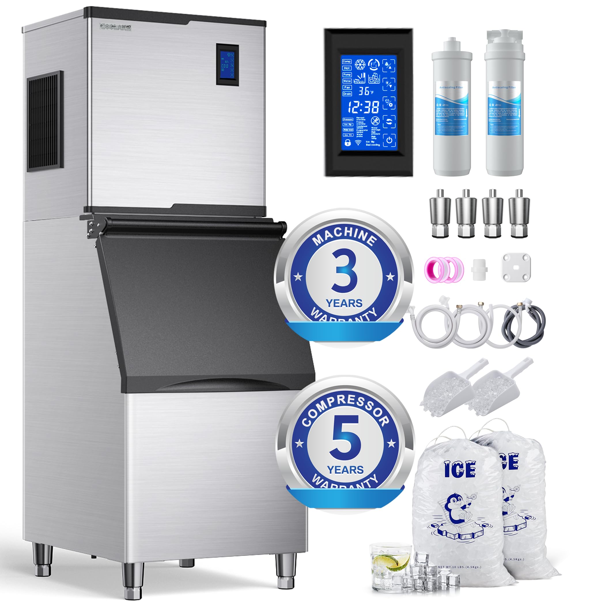 Coolake Commercial Ice Machine