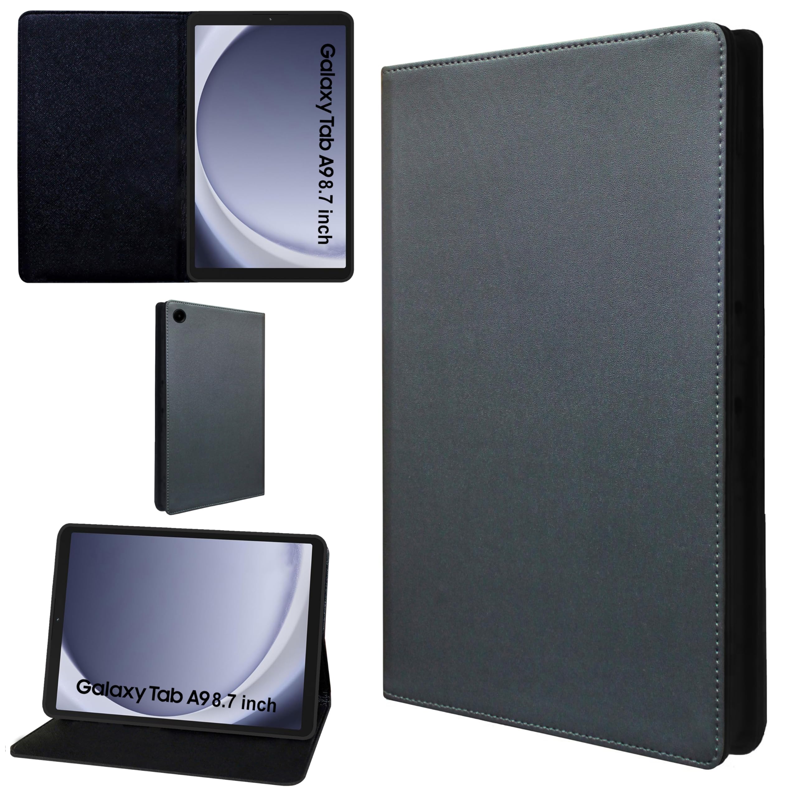 TGK Leather Flip Stand Case Cover for Samsung Galaxy Tab A9 8.7 inch (Grey) (B0CLGK61FY) Amazon Price History, Amazon Price Tracker