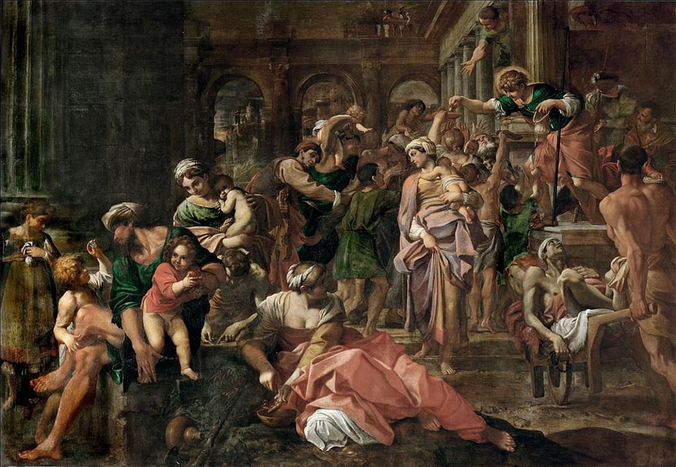 Lienzo decorativo San Rocco de Carracci, el arte histórico que transforma tu hogar 5