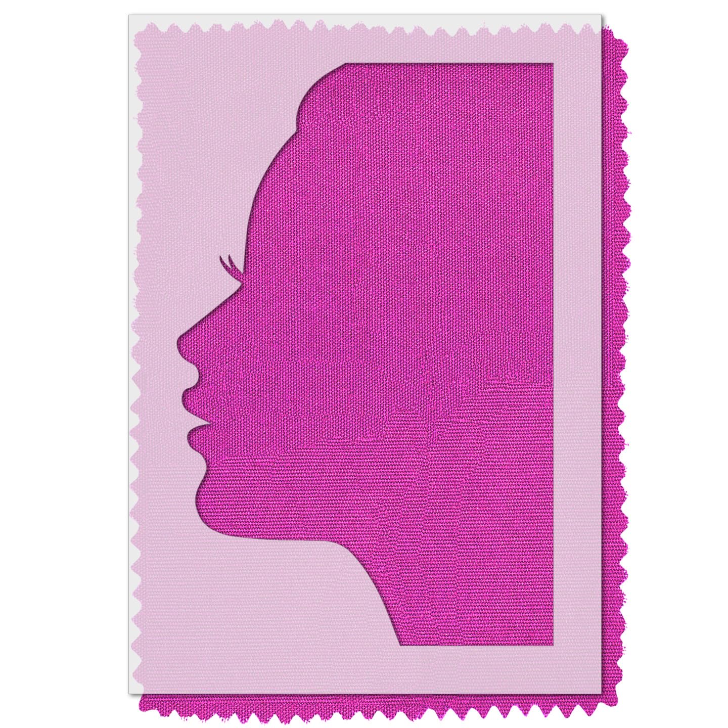 Stencil Stop Pochoir en forme de silhouette de visage de femme – 39,4 x 61 cm – Pochoirs réutilisables pour peinture sur bois, murs, tissus et rochers – Plastique Mylar durable de 14 mm pour loisirs