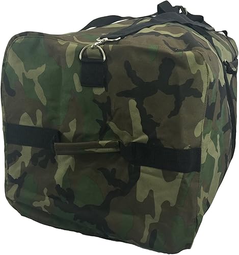 Miniatura 4 de Heavy Duty Cargo Duffel Equipo de engranaje deportivo grande Calidad Bolsa cuadrada Hardware Bolsa de viaje Rooftop Rack Bolsas, Camo, Básico,