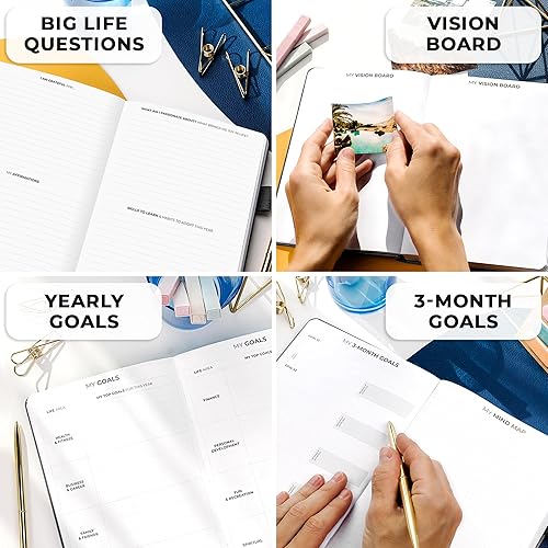 Vista 97 de Clever Fox - Agenda edición de alta calidad, semanal y mensual para aumentar tu productividad, gestionar el tiempo y alcanzar tus objetivos, sin