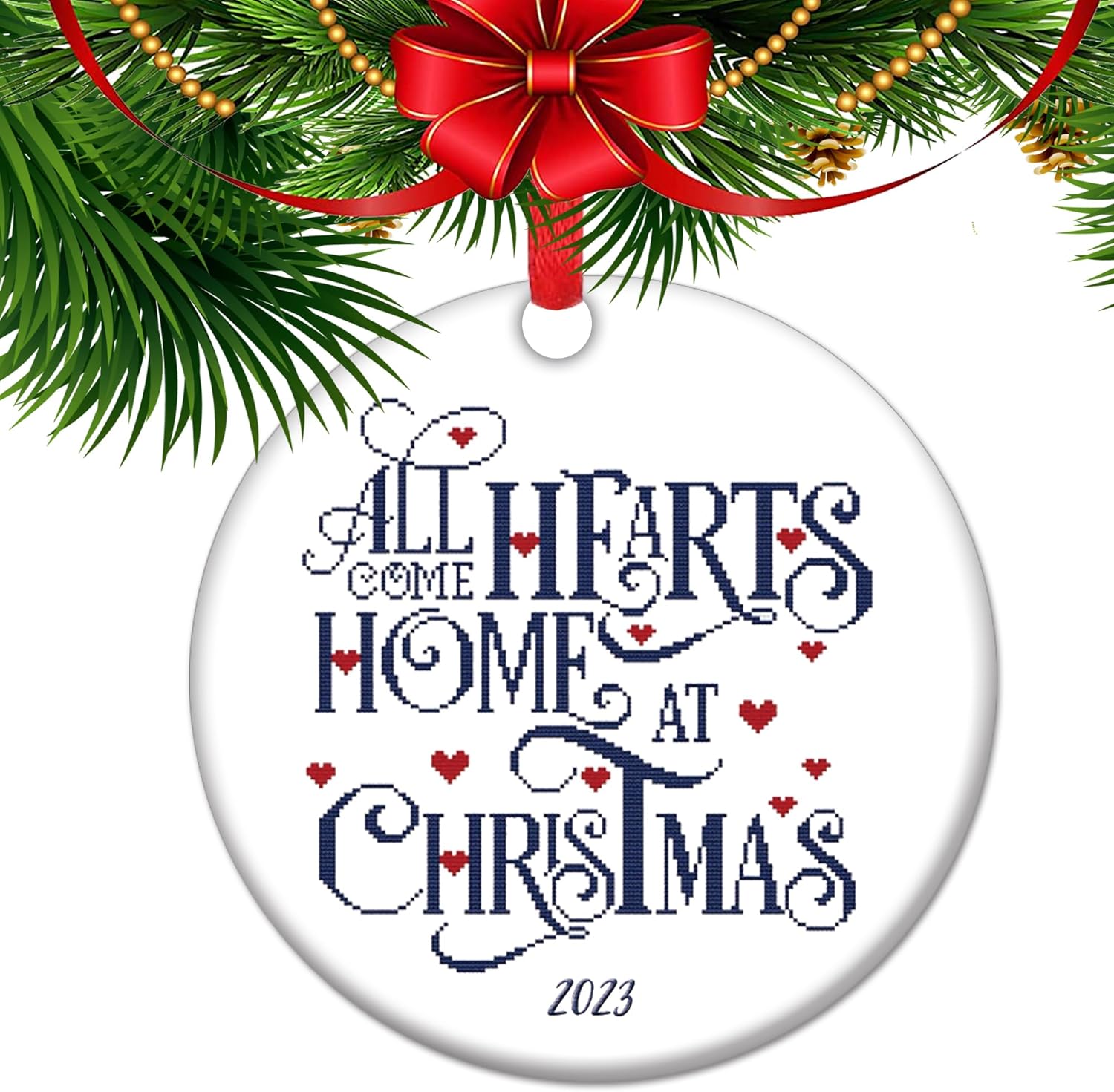 All Hearts Come Home at Christmas - 2024 Christmas Keepsake, Best Gifts for Friends Family, Xmas Tree Decoration 17