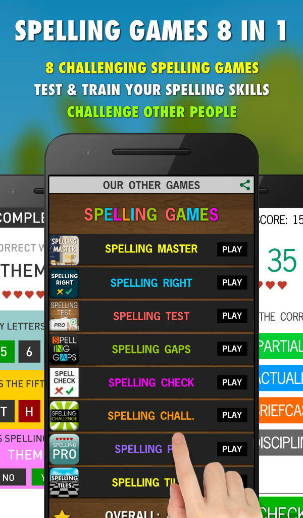 Spelling Games 8-in-1 PRO - App on Amazon Appstore