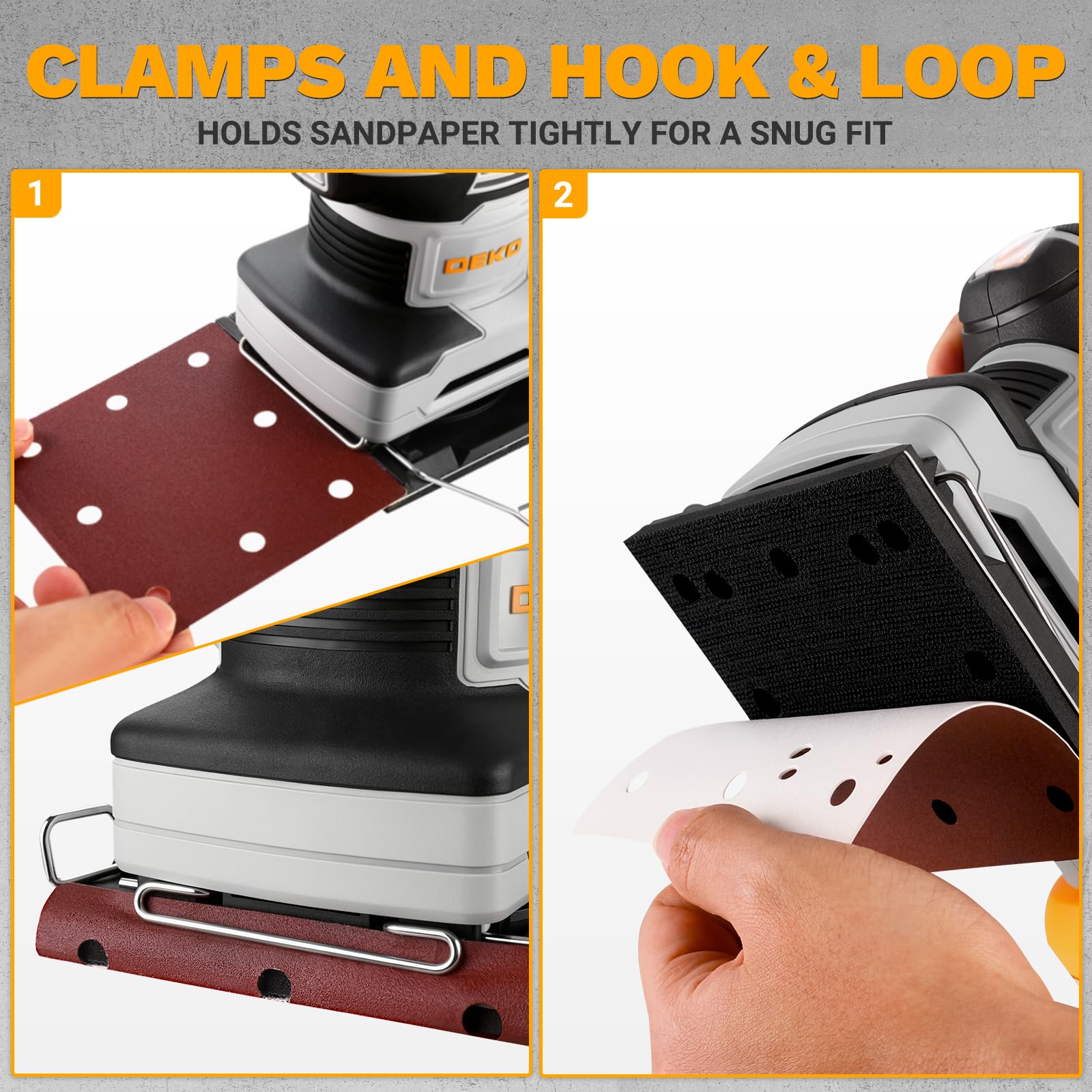 DEKOPRO Palm Sander - Woodworking & Finishing -5 DEKOPRO Palm Sander - Woodworking & Finishing -5
