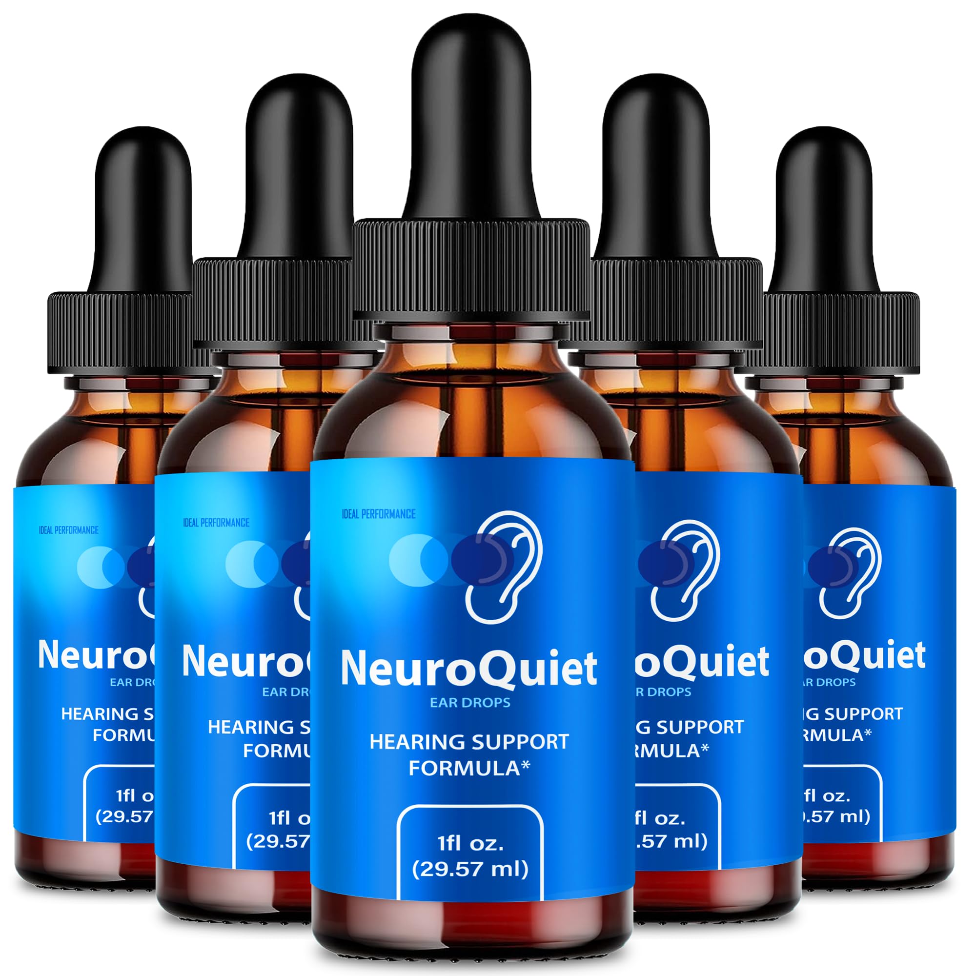 NeuroQuiet Tinnitus Relief for Ringing Ears NeuroQuiet Hearing Support Liquid Drops, Neuro Quiet Auditory Clarity and Healthy Hearing Supplement,