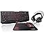 Thermaltake Tt eSPORTS Knucker 4-in-1 3 Color Membrane Keyboard & 2400 DPI Avago 5050 Optical Gaming Mouse & Headset & Mouse
