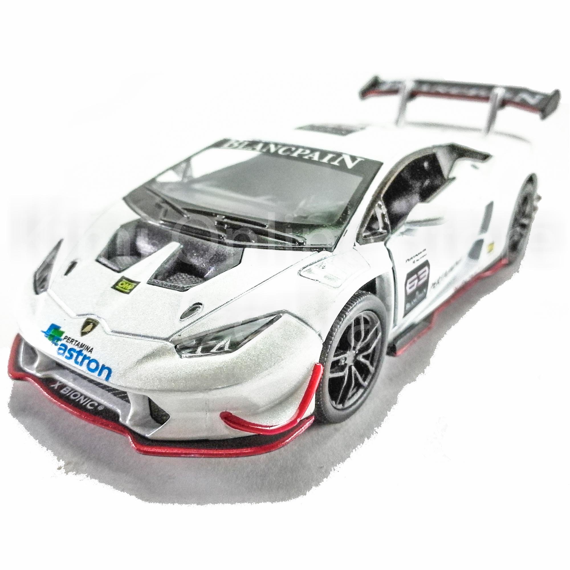 Kinsmart Diecast Car 136 Huracan LP6202 Super Trofeo Car
