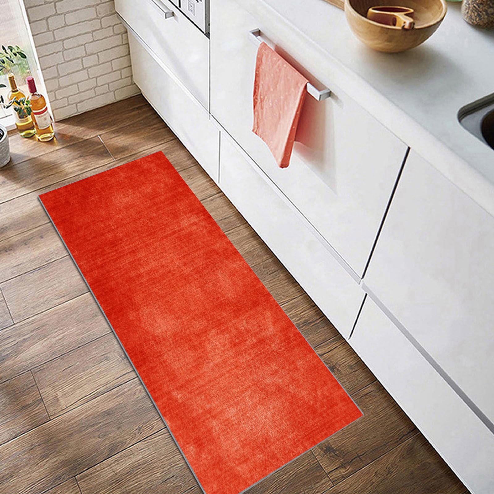 Tappeto Passatoia Da Cucina 120x460 Cm | Colorato Moderno Antiscivolo | Lavabile In Lavatrice | Lunghezza Personalizzabile - 3