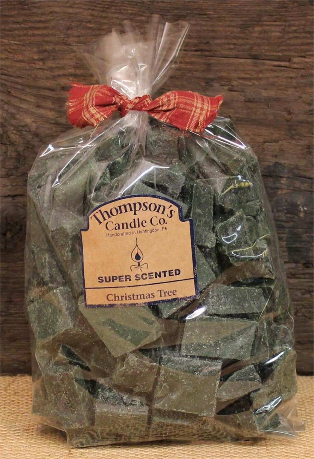 Thompson's Candle Co Super Scented Crumbles/Tarts/Wax Melts 32 oz "Christmas Tree"
