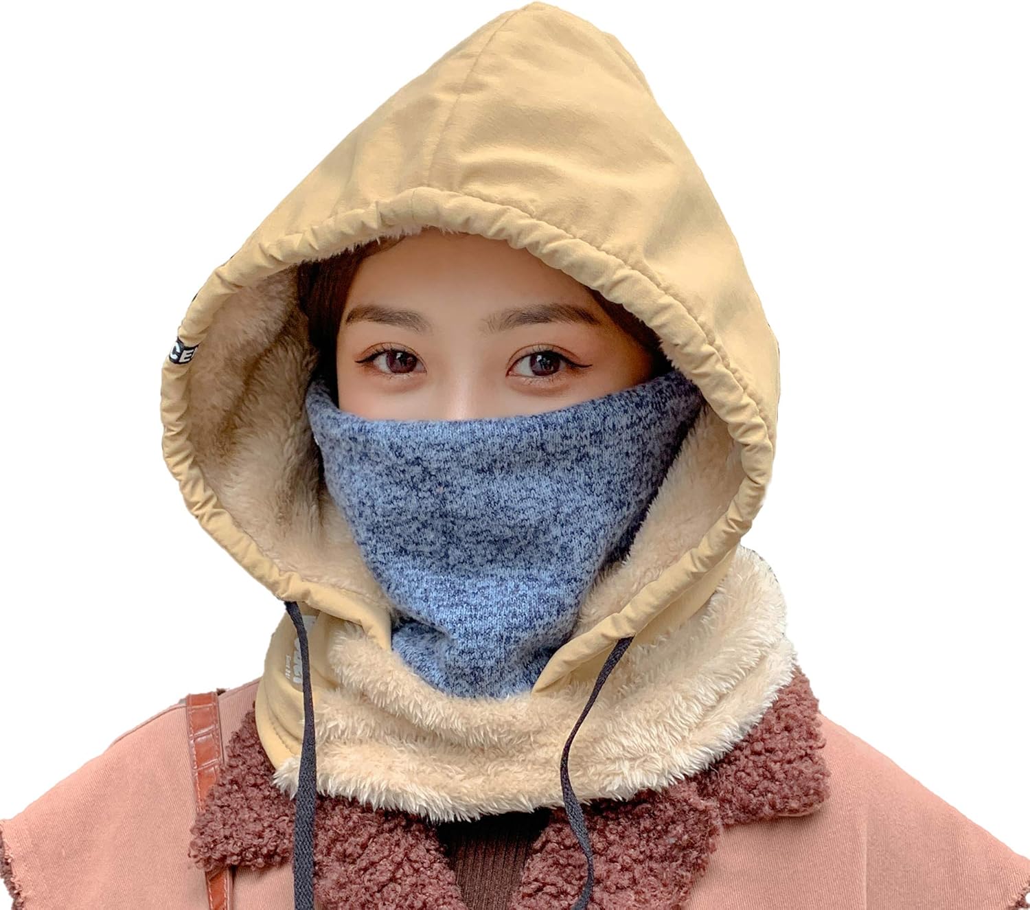 Cherish Women’s Balaclavas Hat，Winter Face Mask Head Warmer Cap Neck