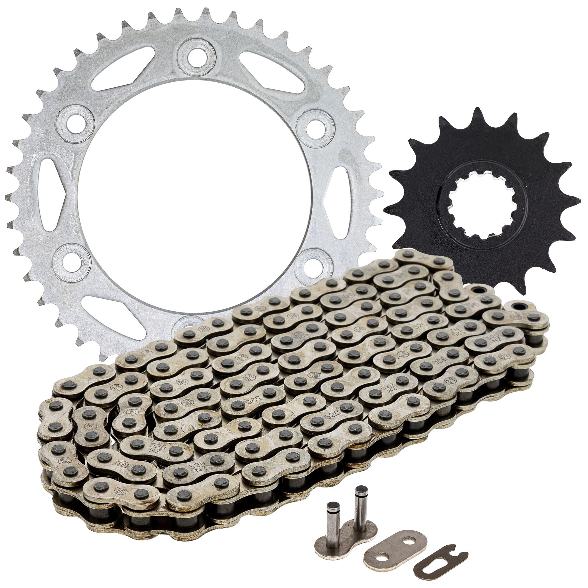 NICHE Drive Sprocket Chain Combo for Honda CBR600RR Front 16 Rear 42 Tooth 520NZ Standard 112 Links