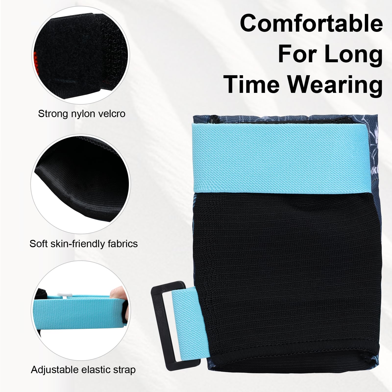 YOOXARMOR Set di Protezioni per Bambini da 3 a 8 Anni, Ginocchiere, Gomitiere, Polsiere Regolabili per Pattini a Rotelle, BMX, Bici,Ciclismo,Skateboard,Pattini in linea,Monopattini[6 Pezzi]